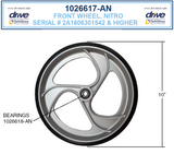 Drive Replacement Parts for RTL10266DT - Drive Nitro Duet Rollator/Transport Chair - Home Health Superstore