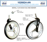 Drive Replacement Parts for RTL10266DT - Drive Nitro Duet Rollator/Transport Chair - Home Health Superstore