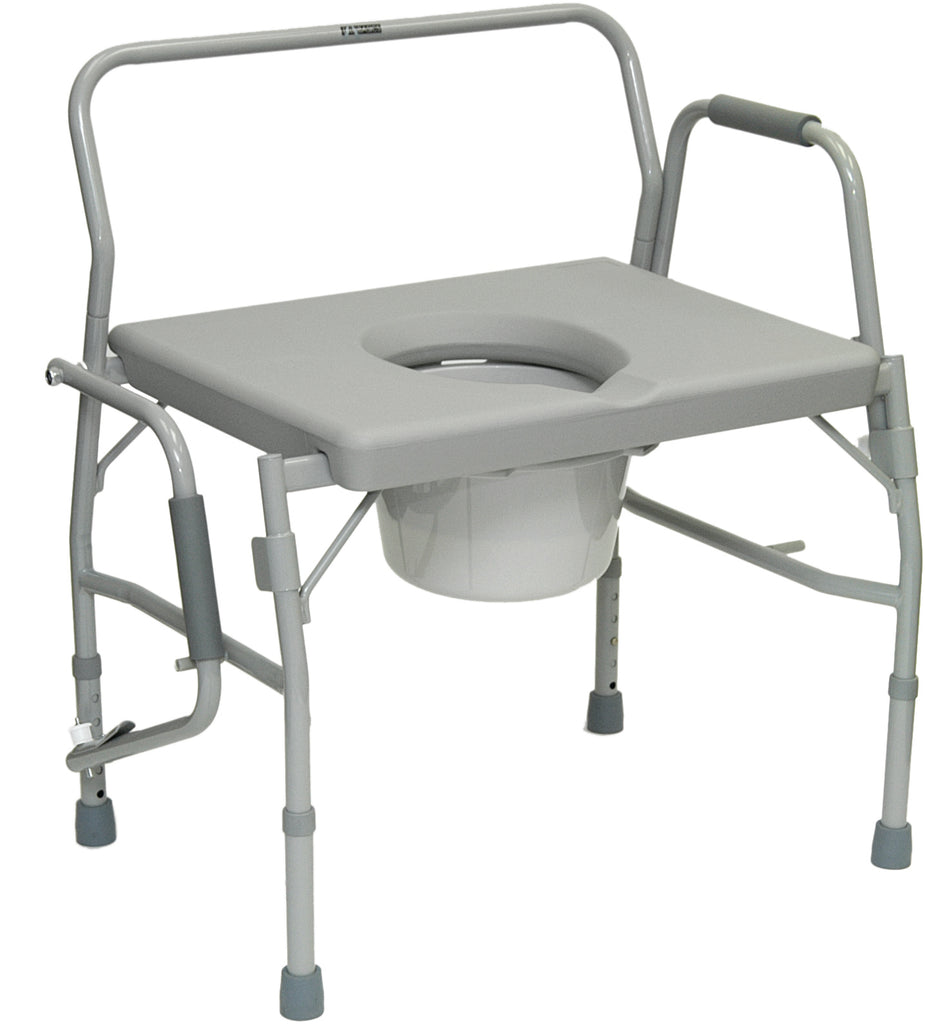 ProBasics Bariatric Drop-Arm Commode, Weight Capacity: 650 lb - Item#: BSBDAC - Home Health Superstore