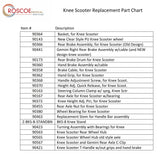 Replacement Parts for Roscoe Knee Scooter ROS-KS - Home Health Superstore