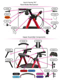 Replacement Parts for Nova Star 8 Rollators Models 4288BK,4288BL, 4288DB, 4288PL, 4288RD - Home Health Superstore