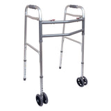 ProBasics Bariatric 2-Button Walker with 5-inch Wheels - Item #: WKABW2B - Home Health Superstore