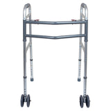 ProBasics Bariatric 2-Button Walker with 5-inch Wheels - Item #: WKABW2B - Home Health Superstore