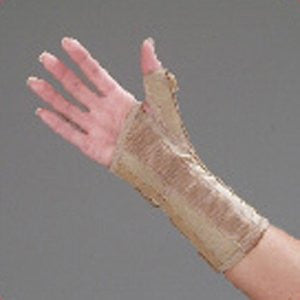 DeRoyal Hospital Grade Wrist Splint, Functional, 7" * Darlex w/ Abdct Thumb Right, XL * 1 Per EA STAT Brand 12930208 - Home Health Superstore