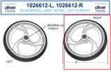 Drive Replacement Parts for RTL10266DT - Drive Nitro Duet Rollator/Transport Chair - Home Health Superstore