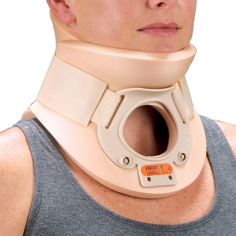 DeRoyal Hospital Grade Cervical Collar, Philadelphia * w/ Trach, 3.25" Fits 19+", XL * 1 Per EA - Home Health Superstore