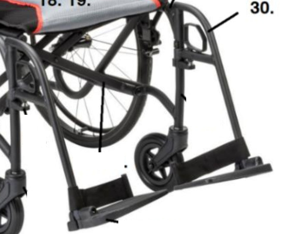 Replacement Parts for the AeroFly™ Ultra-Lite Wheelchair -AF18 & AF20