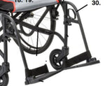 Replacement Parts for the AeroFly™ Ultra-Lite Wheelchair -AF18 & AF20