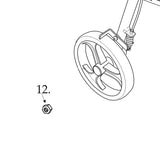 Drive Replacement Parts for Rollator Model 795 - Duet Rollator/Transport Chair - Home Health Superstore