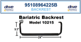 Drive Rollator Replacement Backrests