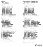 Replacement Parts for the AeroFly™ Ultra-Lite Wheelchair -AF18 & AF20