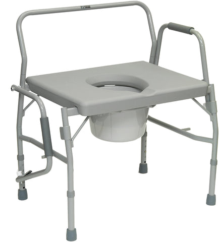 ProBasics Bariatric Drop-Arm Commode, Weight Capacity: 650 lb - Item#: BSBDAC - Home Health Superstore