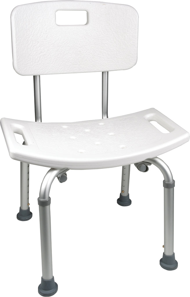 ProBasics Shower Chair with Back - Weight Capacity: 250 lb - Item #: BSCWB