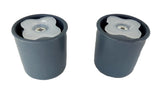 Replacement Rear Glide Caps - 1 Pair - For ProBasic Aluminum Walkers WKAA - Part # PB1056 - Home Health Superstore