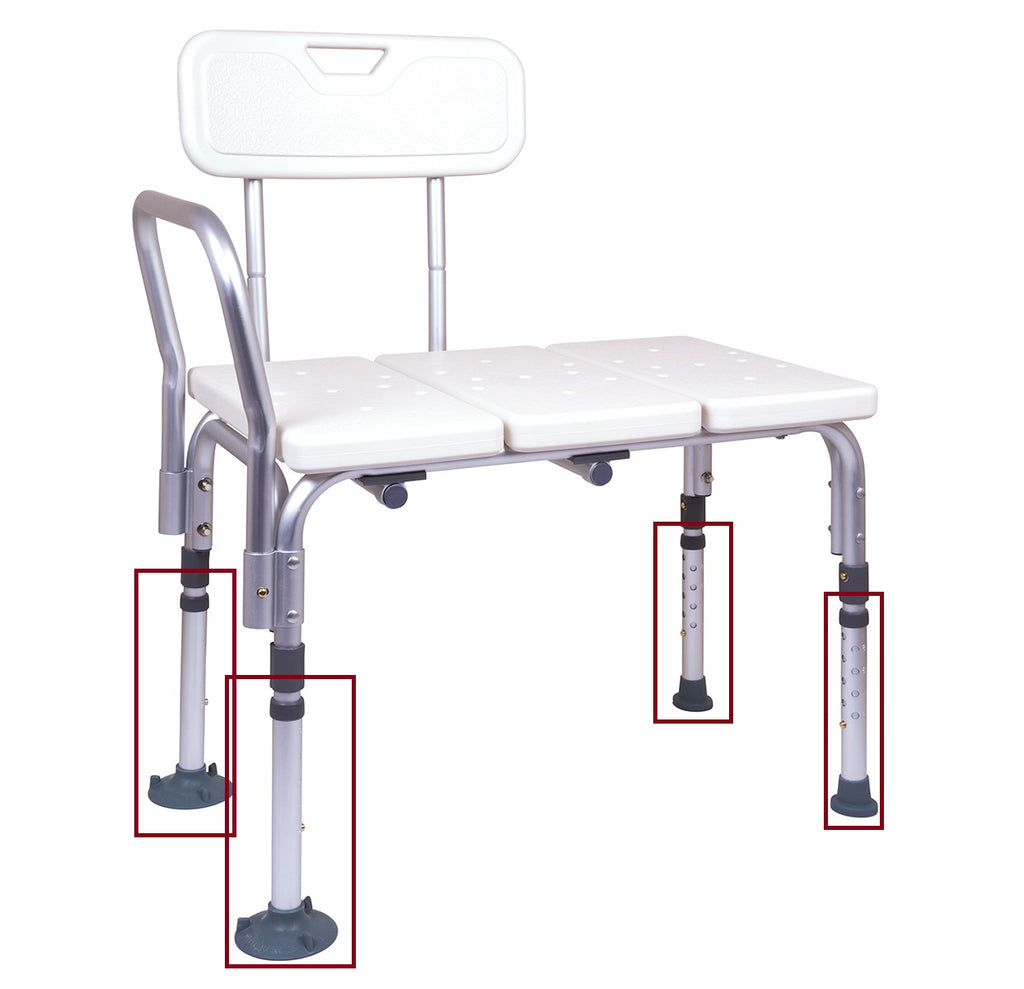Replacement Parts For ProBasics Transfer Bench Item #: BSTB - Home Health Superstore
