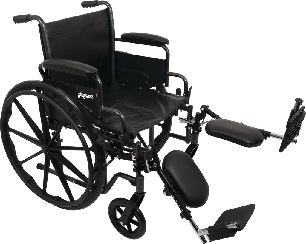 ProBasics K2 Wheelchair With Elevating Leg Rests Or Swing-Away Footrests -  WC2