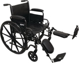 ProBasics K2 Wheelchair With Elevating Leg Rests Or Swing-Away Footrests -  WC2