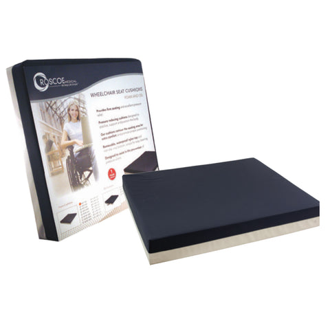 Foam Wheelchair Cushion with Nylon Cover (20" x 16" x 3") - Item #: WCF-203 - Home Health Superstore