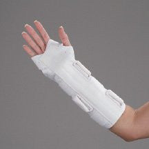 DeRoyal Hospital Grade Wrist/Forearm Splint, Lthret * 11", White, Hook & Loop, Univ * 1 Per EA STAT  Brand 5007-00 - Home Health Superstore