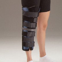 DeRoyal Hospital Grade Tietex Tri-Panel Knee Immobilizer - Universal - 12" - 24" thigh circumference 6" above mid-patella - Length 24" - Home Health Superstore