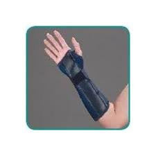 DeRoyal Hospital Grade Wrist/Forearm Splint, Canvas * 10", Blue, Hook & Loop, Right, S * 1 Per EA STAT  Brand 1020025 - Home Health Superstore
