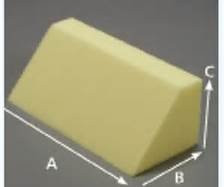 DeRoyal Hospital Grade Body Positioner, Foam * Body Aligner * 5 Per CA PatientCare  Brand M60-032 - Home Health Superstore