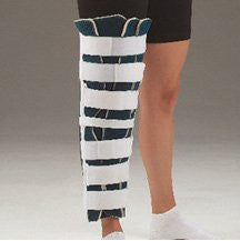 DeRoyal Hospital Grade Knee Immobilizer, Tri-Panel * 12IN, Cool Blue Foam * 1 Per EA STAT  Brand 7091-03 - Home Health Superstore