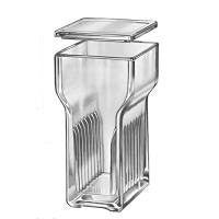 Large Glass Staining Jar w Lid Holds up to 16 Slides - Home Health Superstore