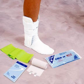 DeRoyal Hospital Grade Ankle Sprain Kit * w/ standard Air Stirrup * 1 Per EA Three-D  Brand SC1000-00 - Home Health Superstore