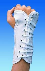 DeRoyal Hospital Grade Wrist Splint, Canvas, 8" * Lace up Closure, Left, S * 1 Per EA STAT  Brand 13706 - Home Health Superstore