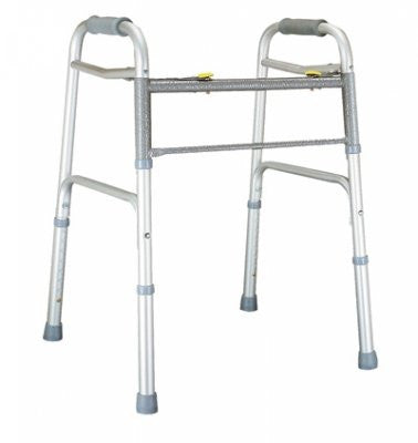 Lumex Imperial Folding Walker X-Wide 2 Button - Home Health Superstore