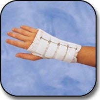 DeRoyal Hospital Grade Wrist Splint,Cock-up,Canvas,6" * D-Ring Closure, Left, XL * 1 Per EA STAT  Brand 5058-10 - Home Health Superstore