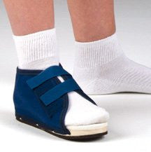 DeRoyal Hospital Grade Post-Op Shoe, Navy Canvas * Wood, Hook/Loop, Female, M * 1 Per EA STAT  Brand 2021-12 - Home Health Superstore