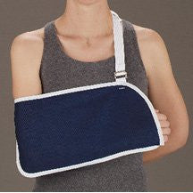 DeRoyal Hospital Grade Arm Sling, Envelope * Blue Canvas, w/Pad, M * 1 Per EA STAT  Brand 8001-03 - Home Health Superstore