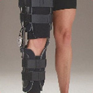 DeRoyal Hospital Grade Knee Brace, Post-Op * Telescopic Paddles, 22-27" * 1 Per EA Three-D  Brand KB2040-00 - Home Health Superstore