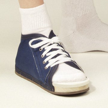 DeRoyal Hospital Grade Post-Op Shoe, Navy Canvas * Wood, Lace-Up, Male, L * 1 Per EA STAT  Brand 2020-03 - Home Health Superstore