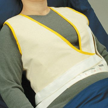 DeRoyal Hospital Grade Vest Restraint, Criss Cross * Cloolknit, Ties, Shldr Loops * 1 Per EA PatientCare  Brand M311-L - Home Health Superstore