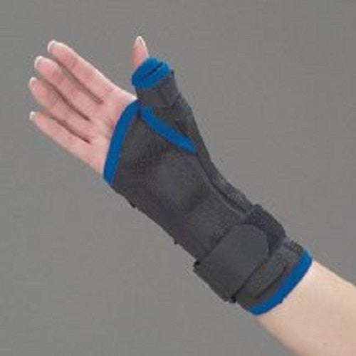 DeRoyal Hospital Grade Wrist & Thumb Splint * 8", Tritex, Left, M * 1 Per EA STAT  Brand 350ML - Home Health Superstore