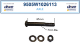 Drive Rollator Replacement Parts for Model RTL10261 - Adjustable Height Rollator - Home Health Superstore