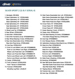 Drive Silver Sport 2 Replacement Parts (Each Part Sold Separately) - Home Health Superstore