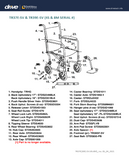 Replacement Parts For Drive Transport Chair TR37E-SV & TR39E-SV  With Serial Numbers 8M and 4S - Home Health Superstore